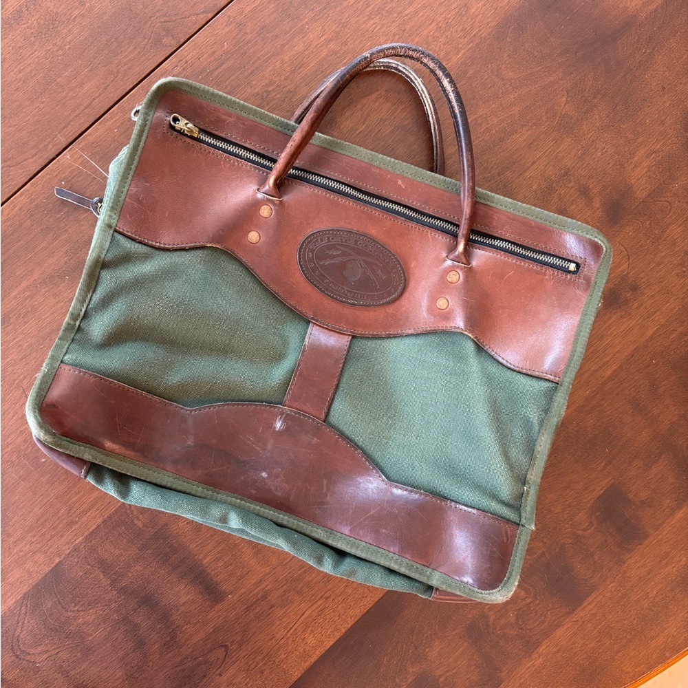 Vintage Orvis Battenkill Briefcase Messenger Bag